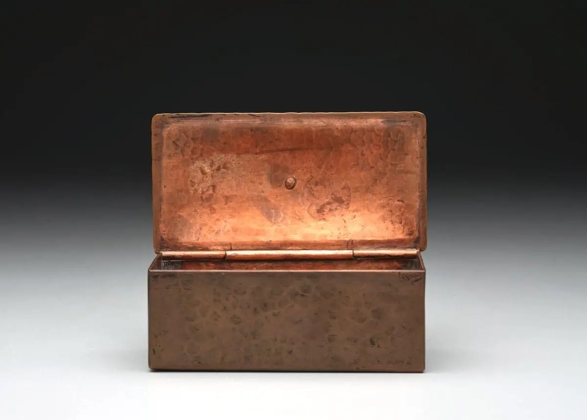 Stamp box by Gustav Stickley