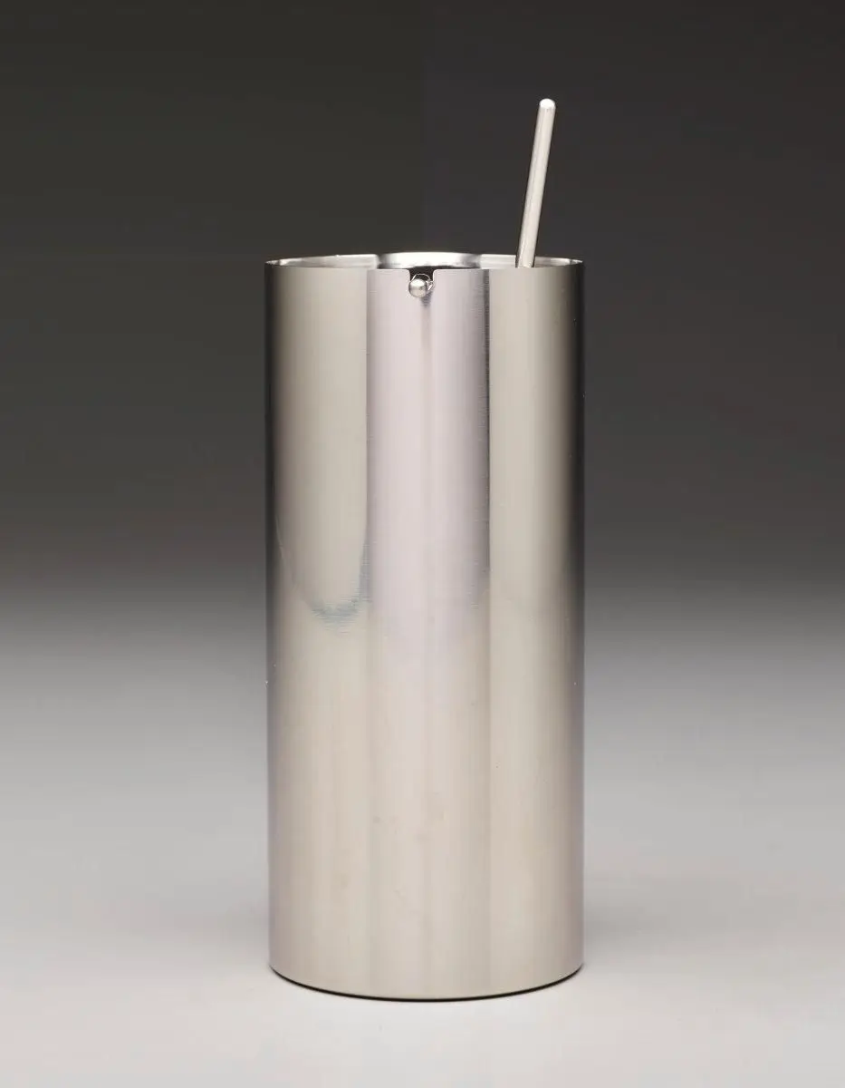 "Cylinda-Line" Barware Martini Mixer with Strainer and Spoon by Arne Jacobsen