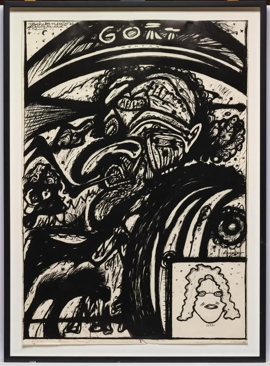 Michelangelo by Arnulf Rainer