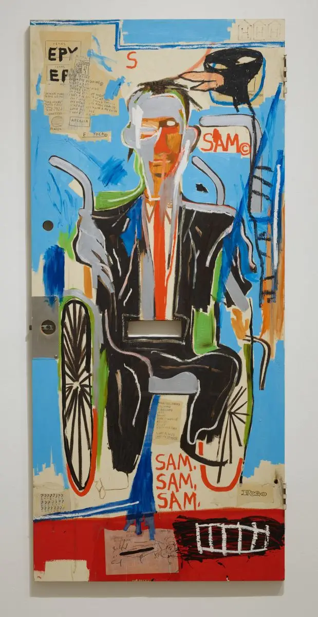 Sam F by Jean-Michel Basquiat