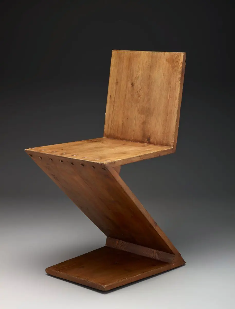 "Zig-Zag" Chair by Gerrit Rietveld
