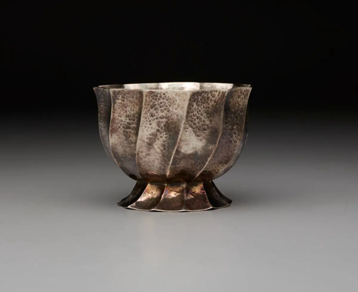 Spiral Fluted Candy Tazza by Josef Hoffmann