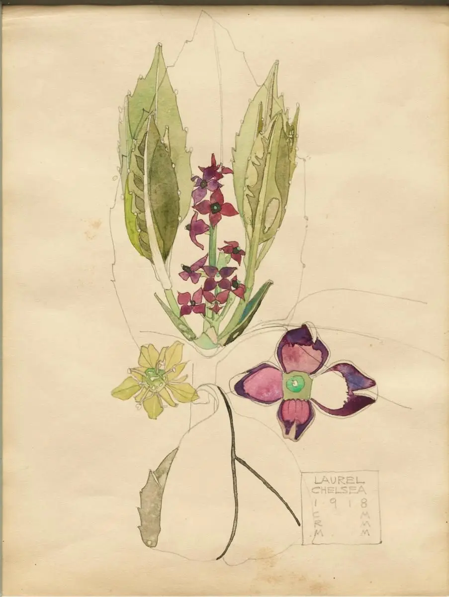 Laurel by Charles Rennie MacKintosh