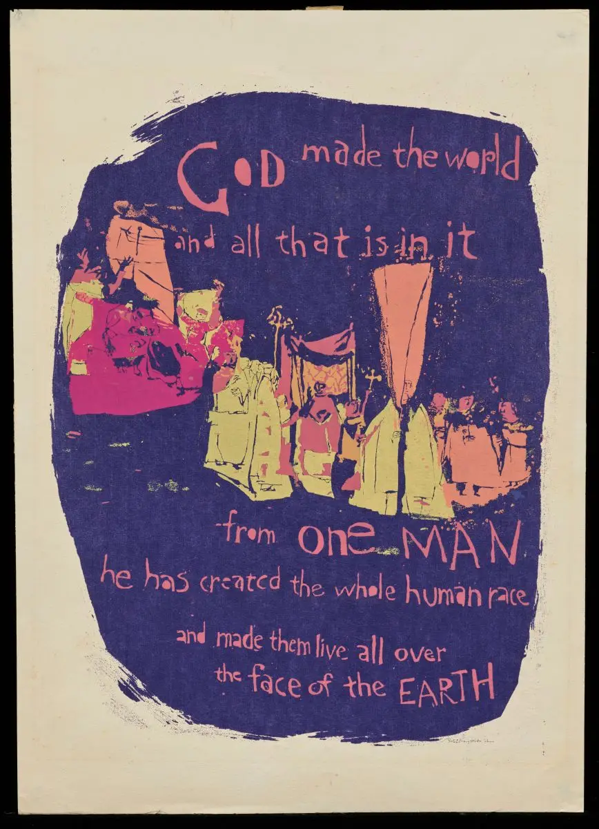 god made the world by Sister Mary Corita Kent
