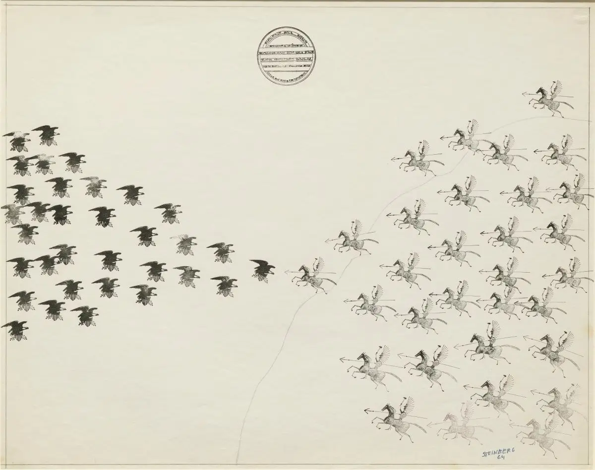 Untitled by Saul Steinberg by Saul Steinberg