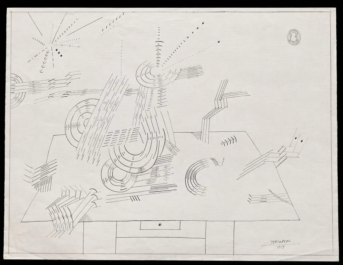 Speeding Still Life by Saul Steinberg