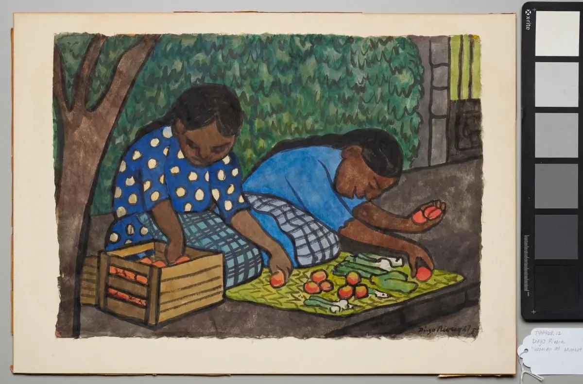 Market Vendor by Diego Rivera