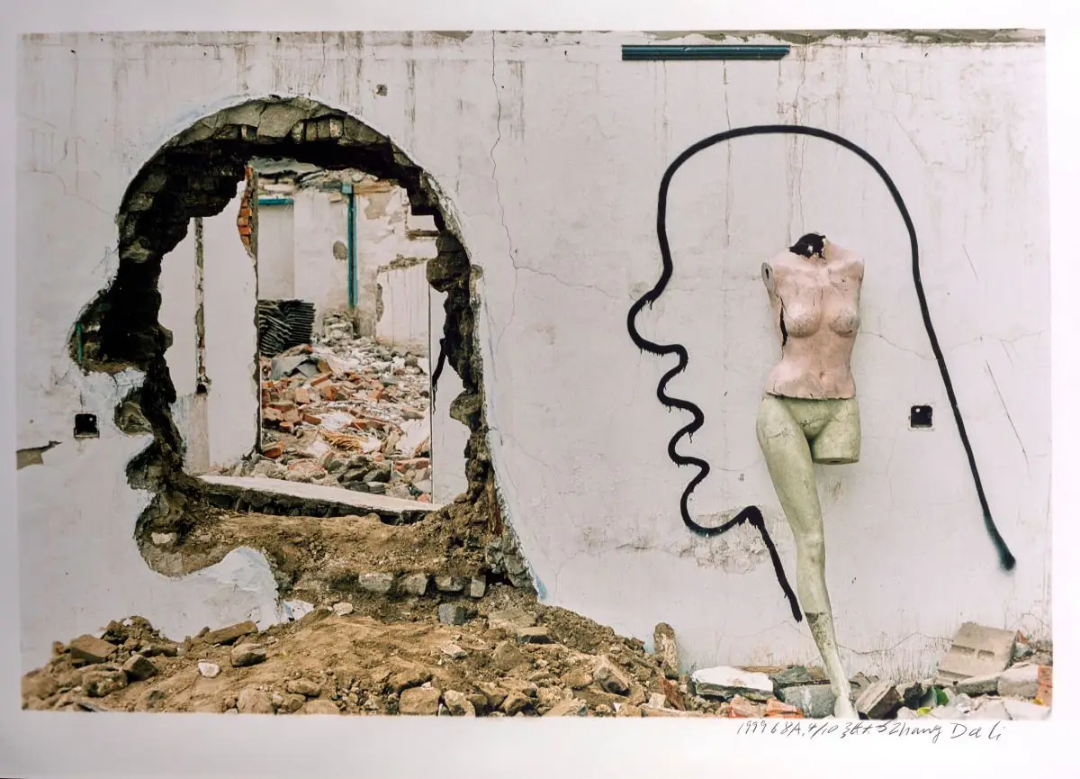 Dialogue and Demolition-Beijing (对话与拆-北京) by Zhang Dali
