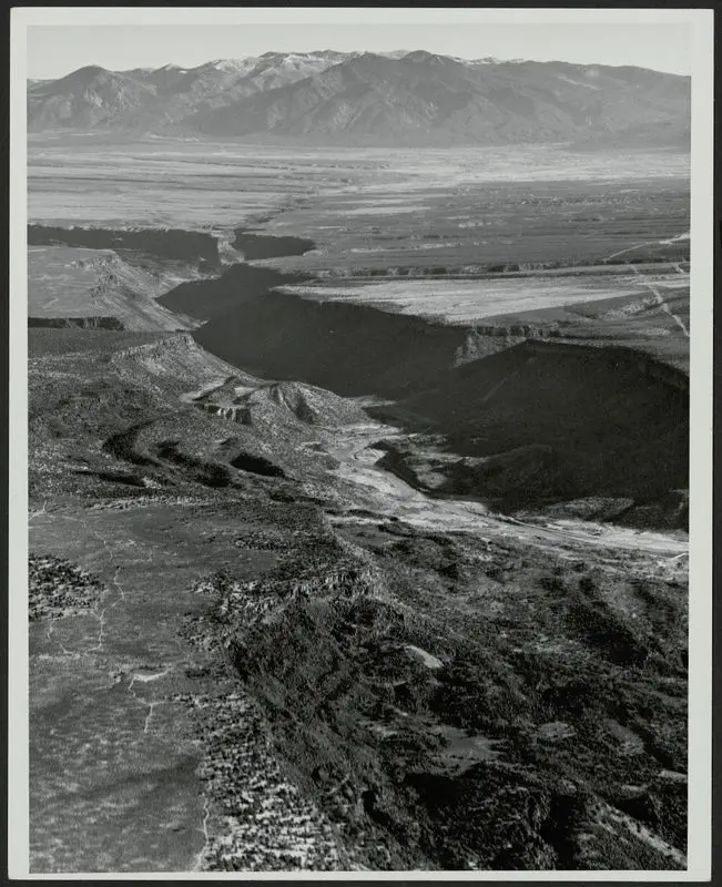 View of a desert landscape, possibly of Canyon de Chelly, Arizona by Gilpin, Laura