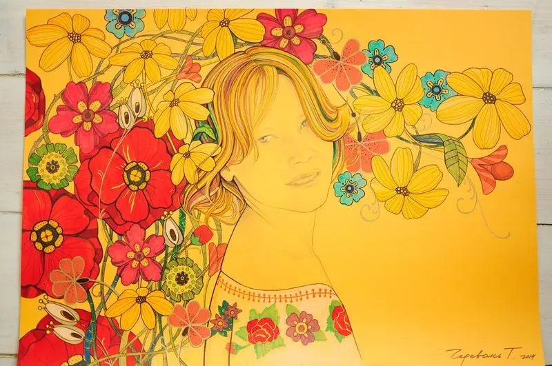 Woman Berehyni͡a - Svitlana by Cherevan, Tetiana