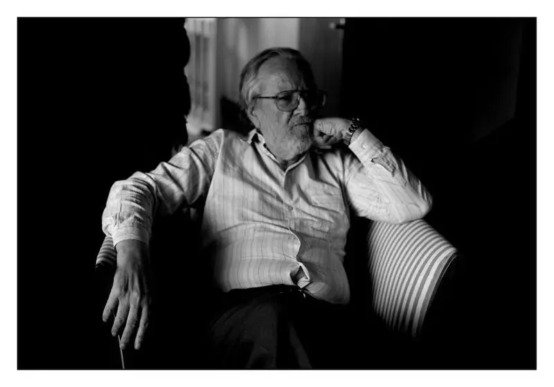 José Donoso photograph by Gabriel Pérez Mardones