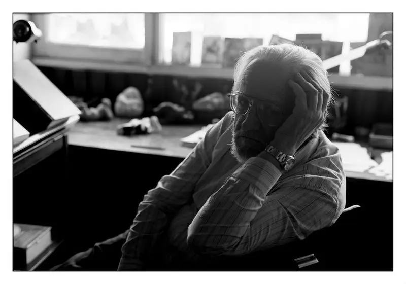 José Donoso photograph by Gabriel Pérez Mardones