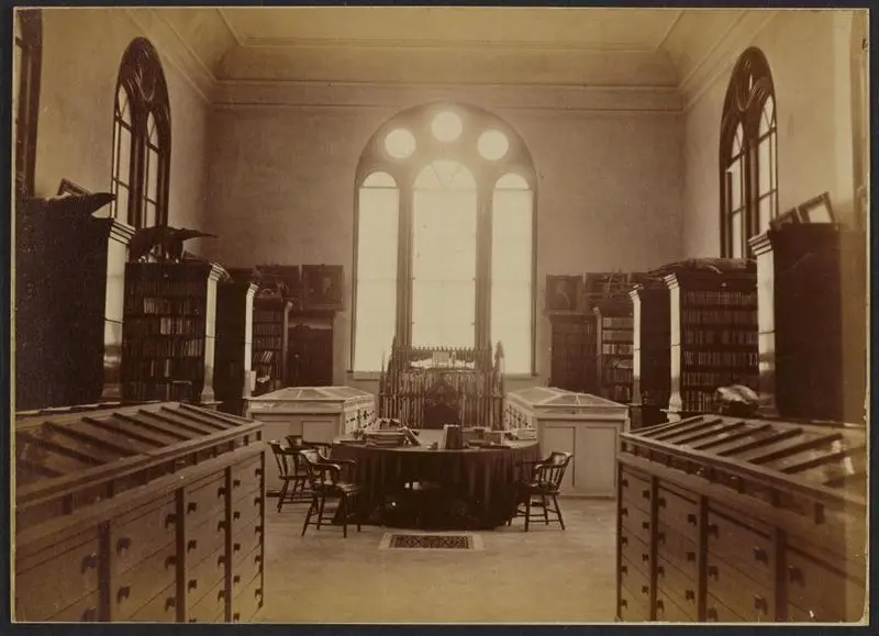 Nassau Hall: Library by Unknown artist