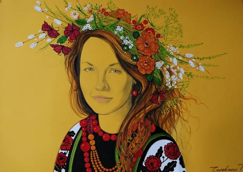 Woman Berehyni͡a - Darii͡a by Cherevan, Tetiana