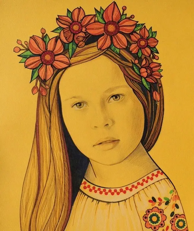 Woman Berehyni͡a - Vlada by Cherevan, Tetiana