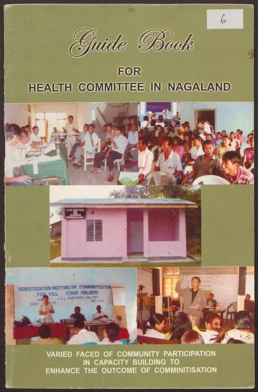 Guide book for health committee in Nagaland by Unknown artist