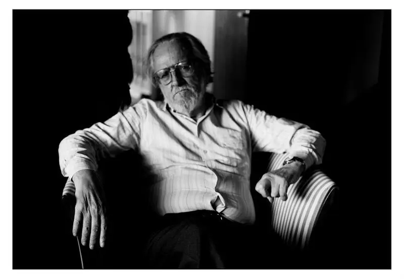 José Donoso photograph by Gabriel Pérez Mardones