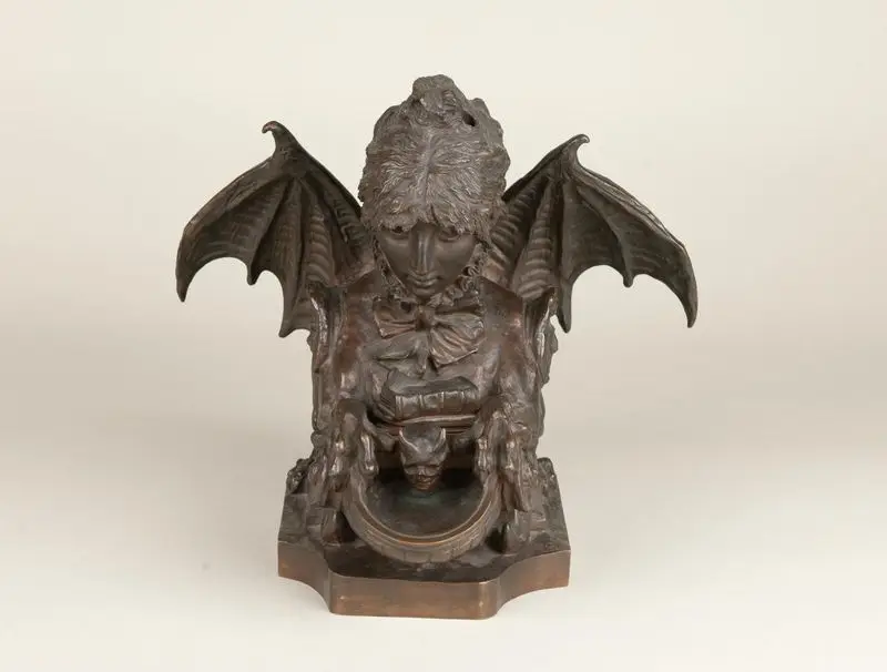 Inkwell: Self-portrait as a Sphinx by Bernhardt