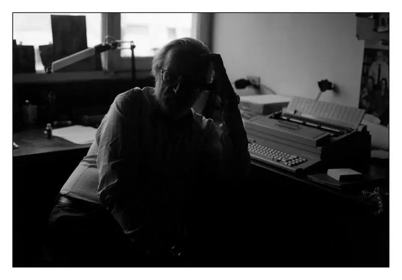 José Donoso photograph by Gabriel Pérez Mardones