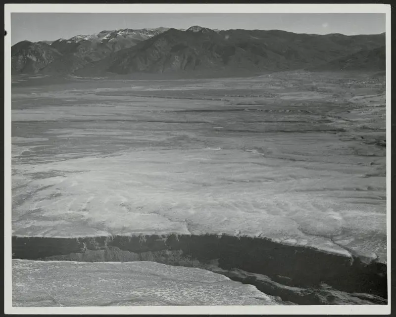 View of a desert landscape, possibly the Canyon de Chelly, Arizona by Gilpin, Laura