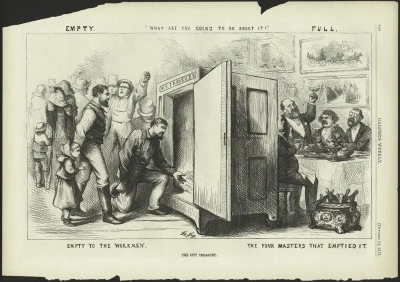 The city treasury by Nast