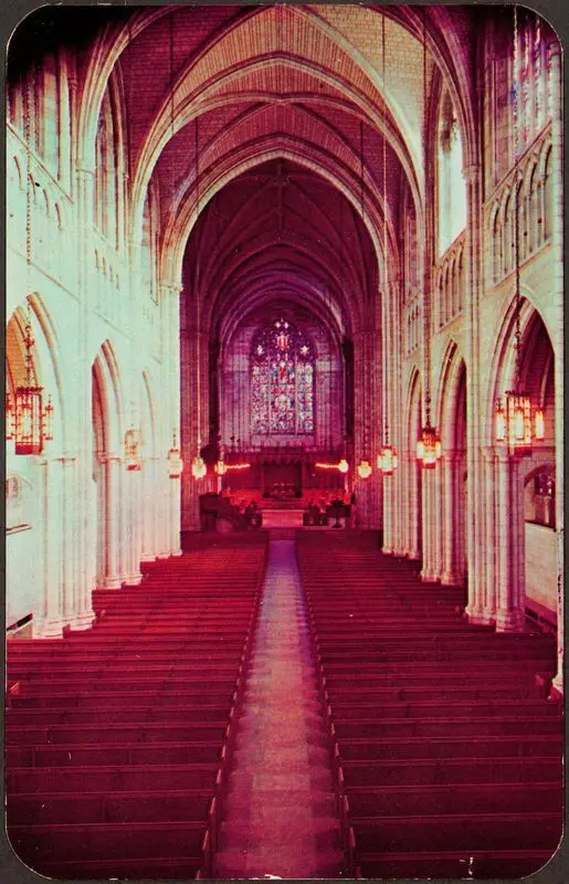 Interior of Chapel, Princeton University, Princeton, N.J. by Unknown artist