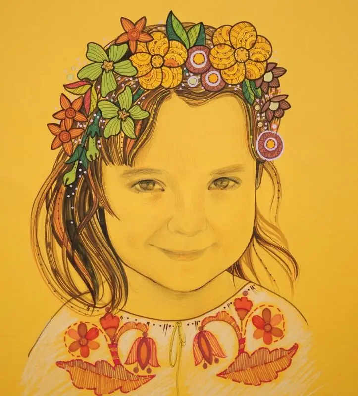 Woman Berehyni͡a - Sofi͡a by Cherevan, Tetiana