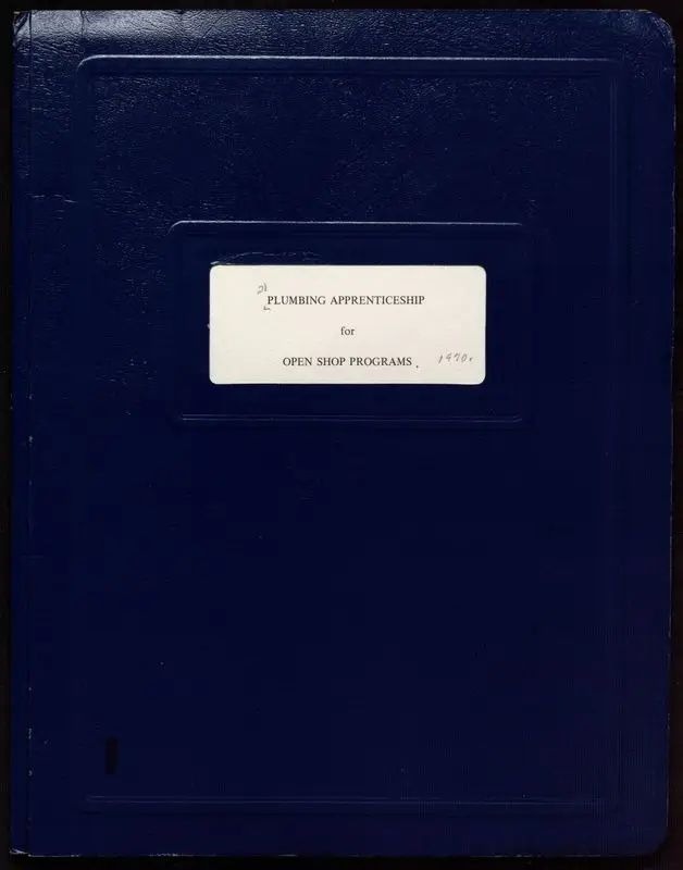 Plumbing apprenticeship for open shop programs by National Association of Plumbing-Heating-Cooling Contractors