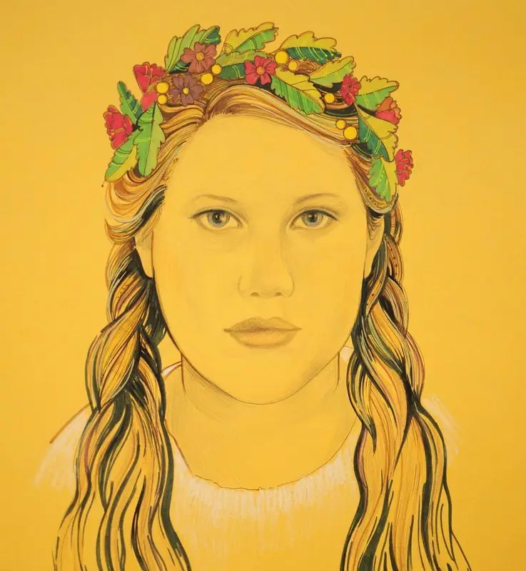 Woman Berehyni͡a - I͡Agidka by Cherevan, Tetiana