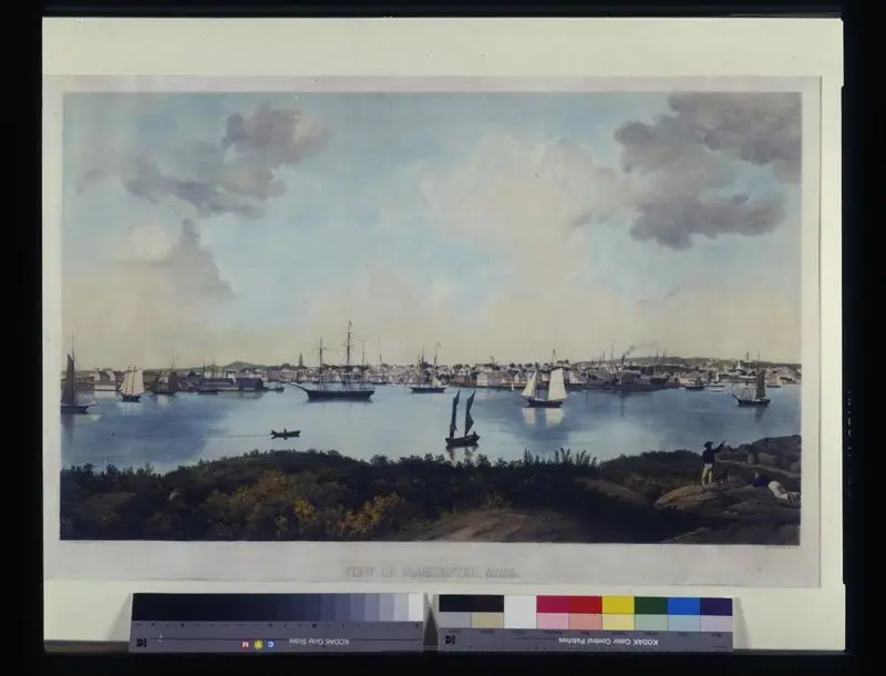 View of Gloucester, Mass by Lane, Fitz Henry, 1804-1865