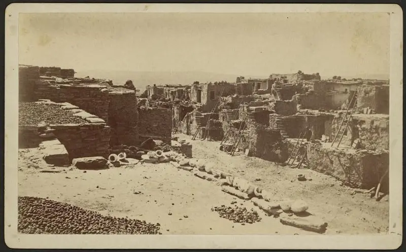 View in Oraibi, the further village of the Moqui's by Wittick, Ben