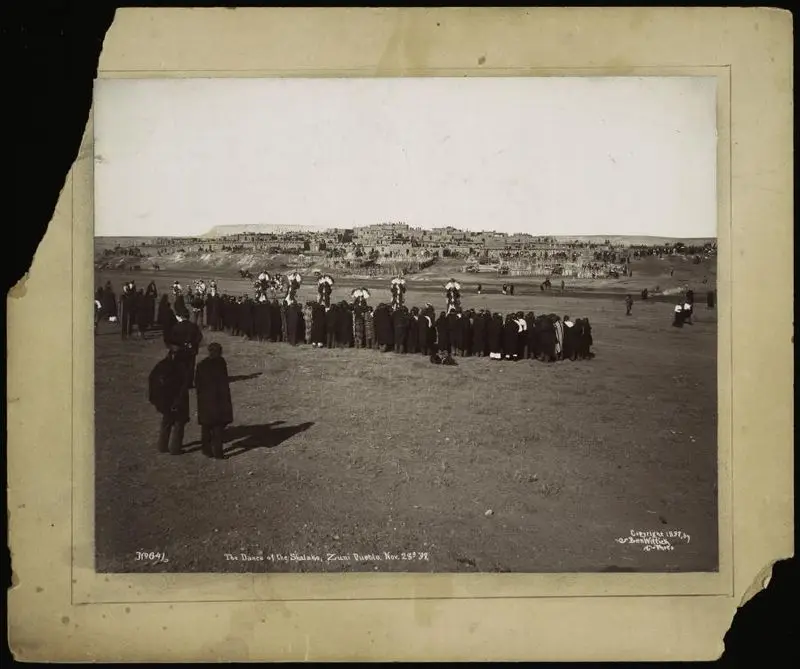 Dance of the shalako, Zuni Pueblo, Nov. 28th '97 by Wittick, Ben