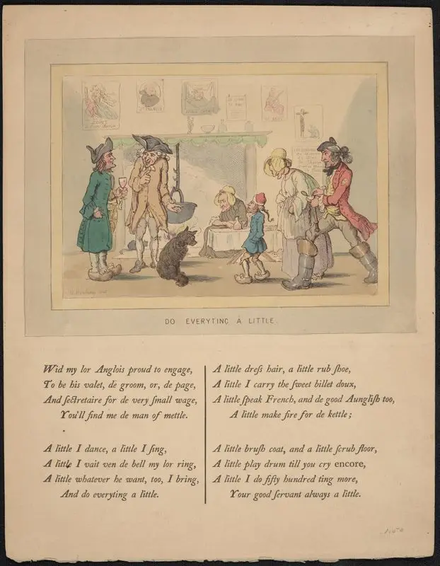 Do everything a little [copy 1]. by Bunbury, Henry William, 1750-1811