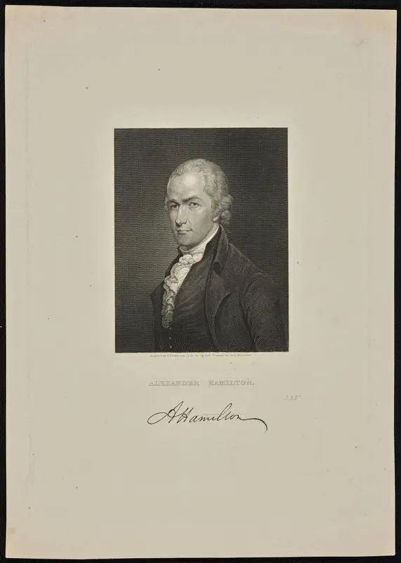 Alexander Hamilton. by Prud'homme, John Francis Eugene, 1800-1892
