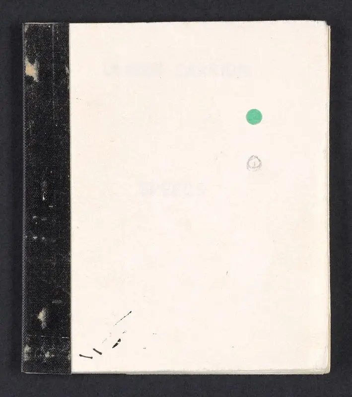 Speeds [proof] / Ulises Carrión. by Carrión