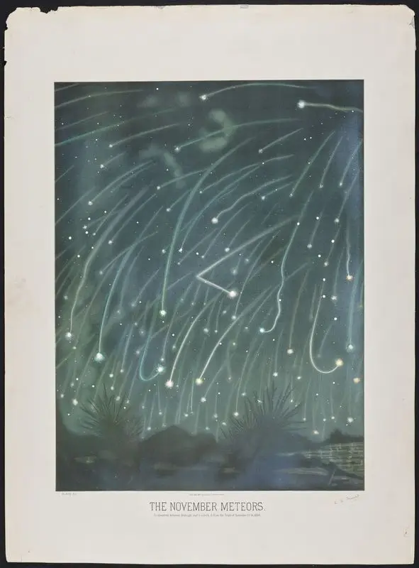The November meteors. by Trouvelot, Etienne Leopold,