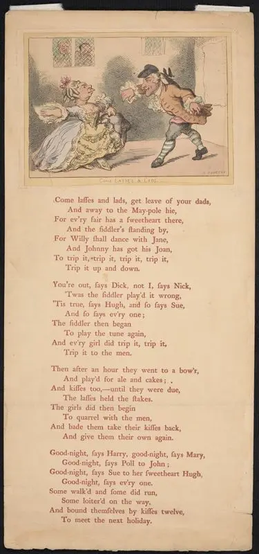 Come lasses & lads. by Bunbury, Henry William, 1750-1811