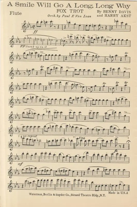 A smile will go a long, long way : foxtrot by Davis