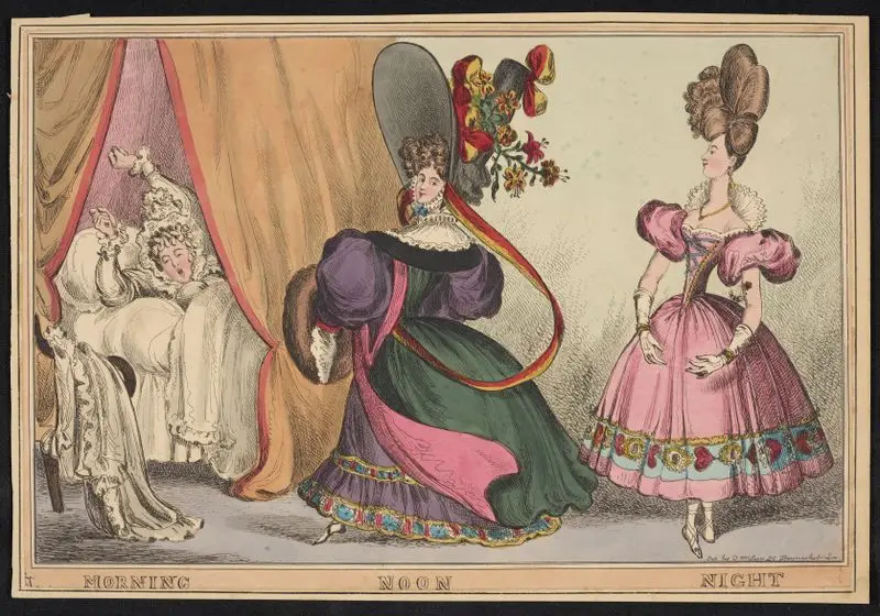 Morning Noon Night [Woman, copy 1]. by Heath