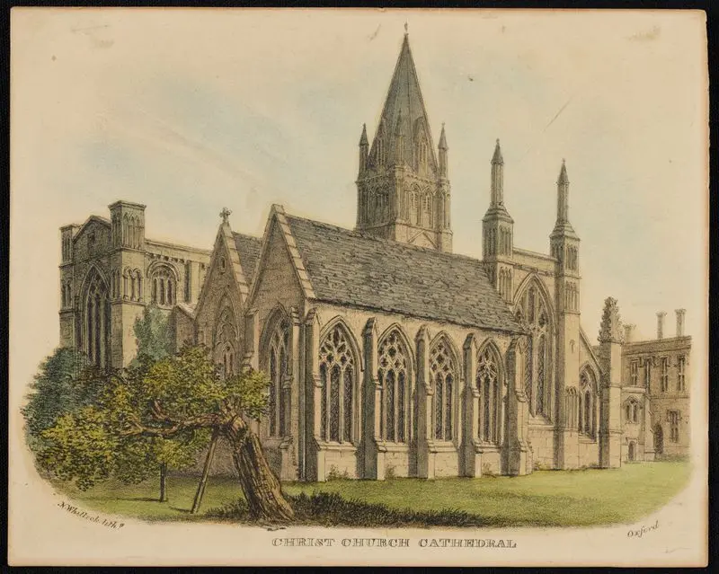 Christ Church Cathedral. by Whittock, N. (Nathaniel), 1791-1860