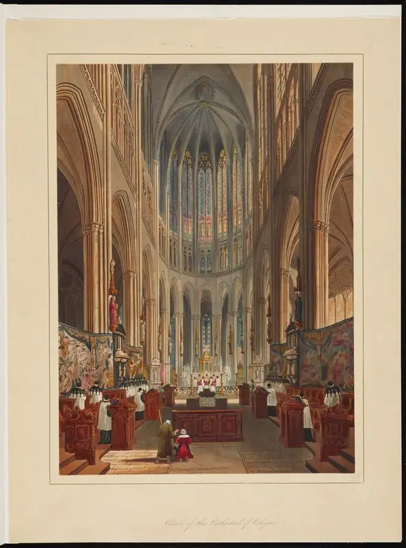 Choir of the Cathedral of Cologne. by Wild