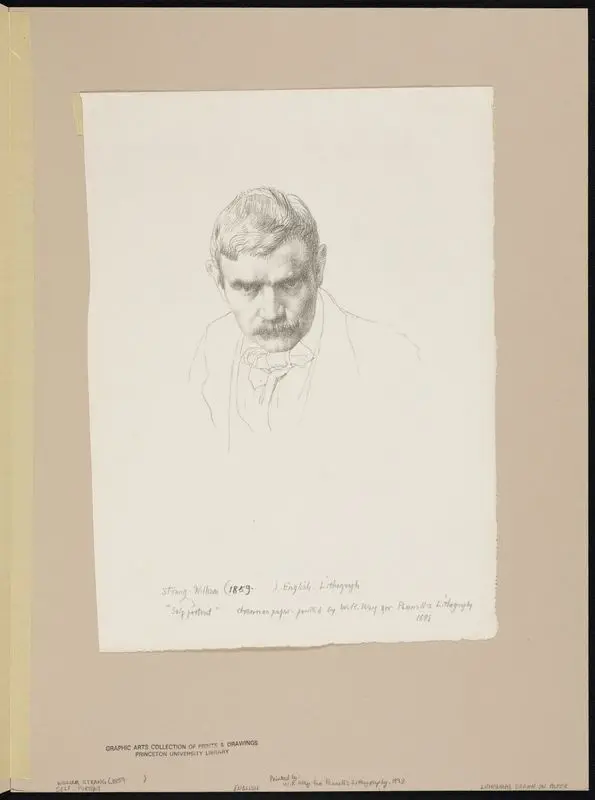 Self-portrait. by Strang