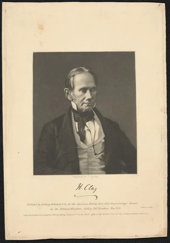 Henry Clay. by Doney, Thomas, active 1844-1849