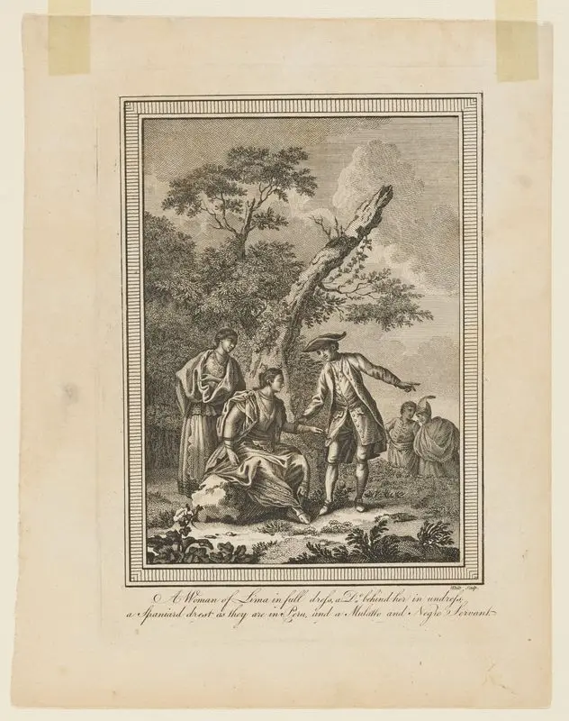 A woman of Lima in full dress. by White