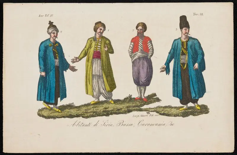 Abitanti di Siria, Bursa, Caramania ec. by Giarre, Luigi