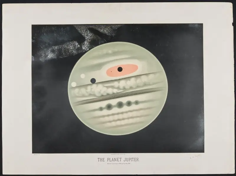 The planet Jupiter. by Trouvelot, Etienne Leopold,
