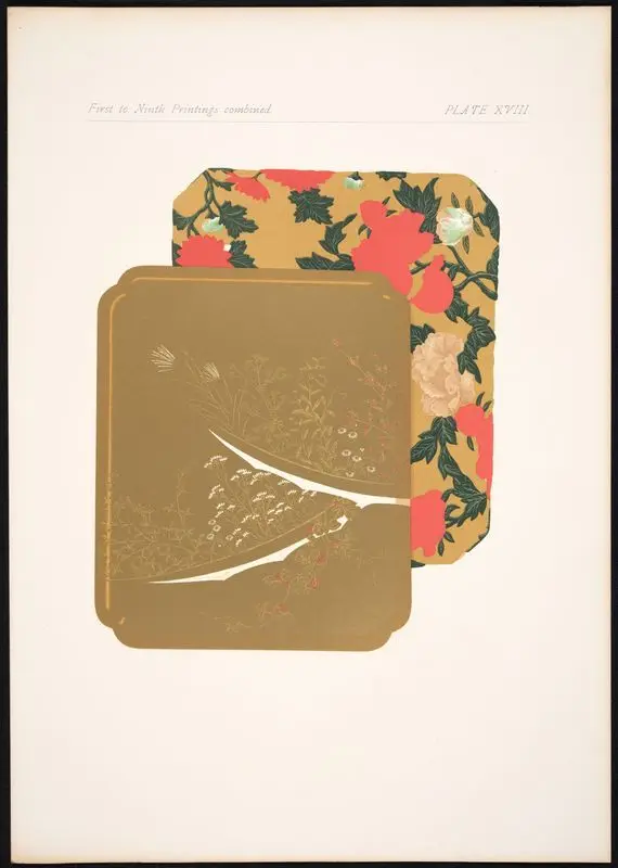 Plate XVIII: First to ninth printings combined. by Gaulard