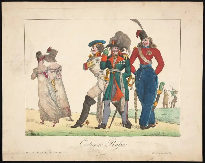 Costumes Russes // [Russian costumes]. by Unknown artist