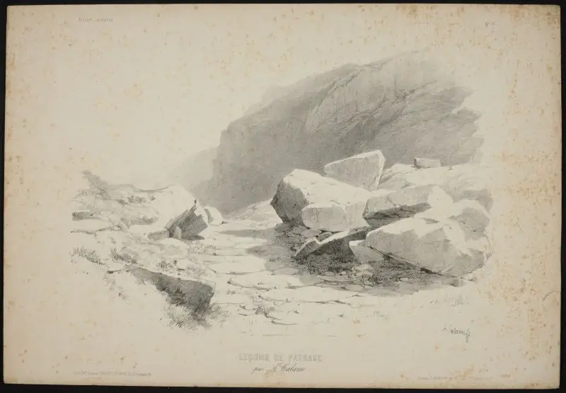 Lecons de paysage, No. 23 // [Landscape lessons, No. 23]. by Calame