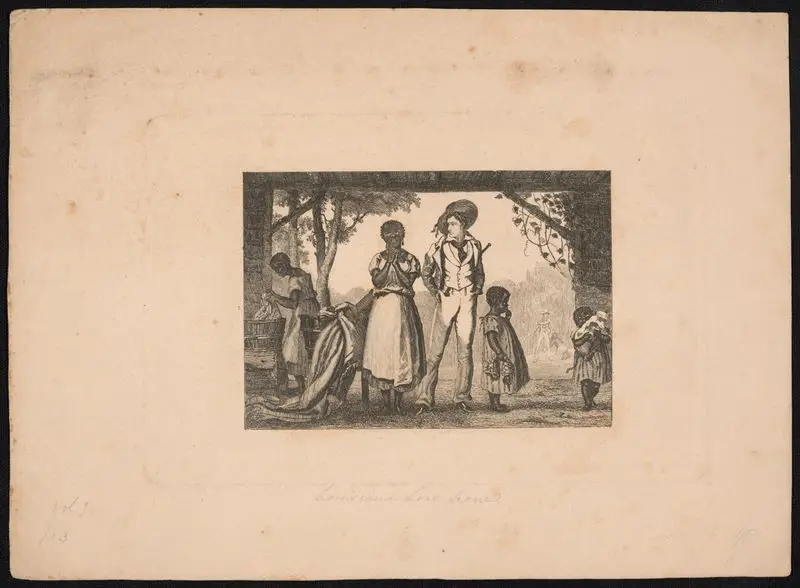 Life and adventures of Jonathan Jefferson Whitlaw: Louisiana love scene. by Hervieu